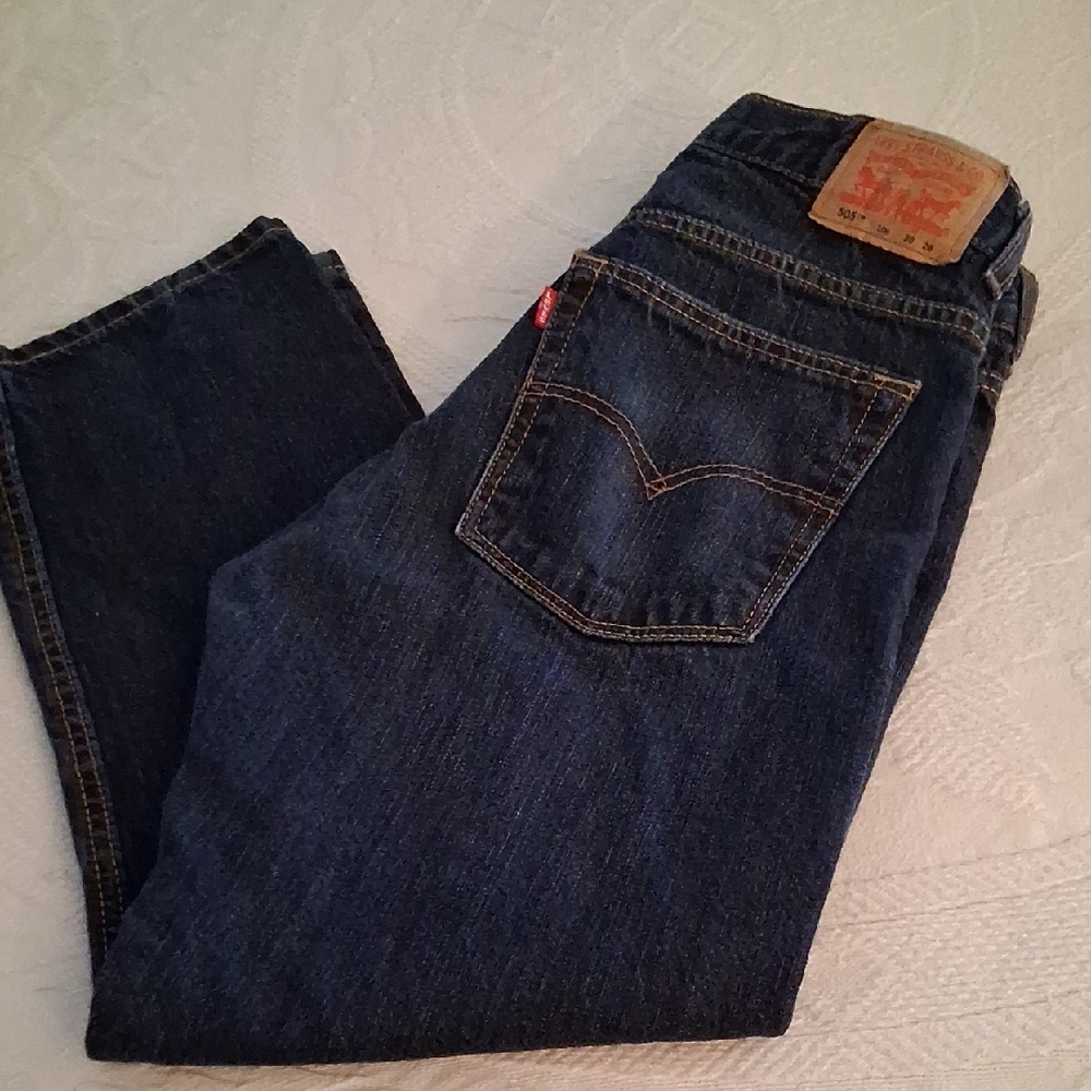 Levi's 505 Womans Capri  Dark Blue Capri  Jeans Sz. 30/26